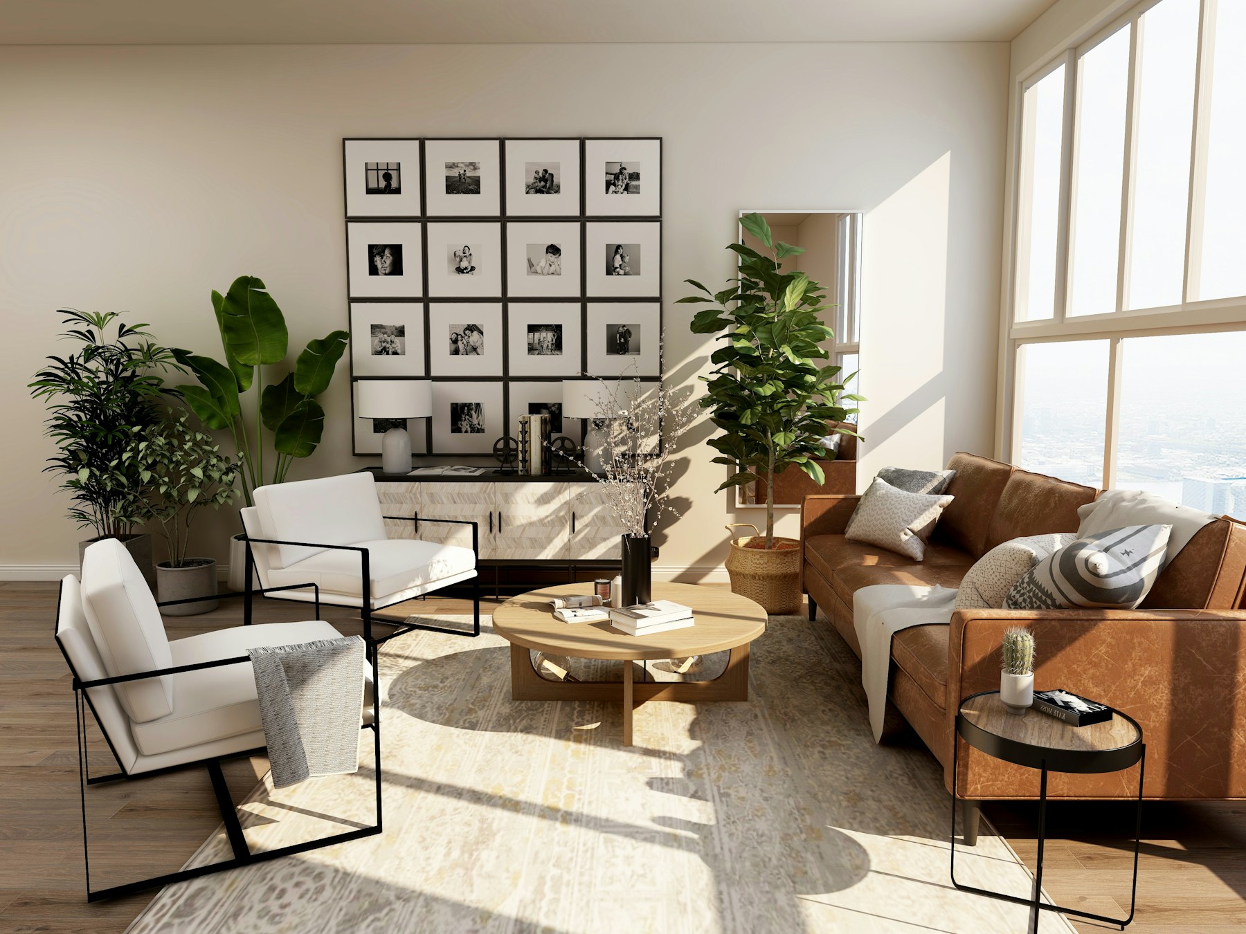 Interior residencial para una compra inmobiliaria